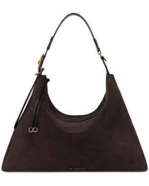 Etro Große Hobo-Tasche aus Leder von - Schwarz