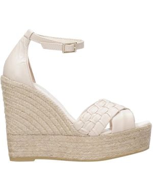 Espadrilles Sandalen Elfenbein - Natur