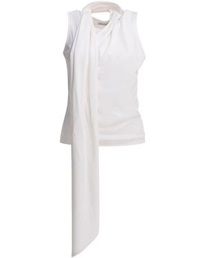 Ami Paris Viscose Top - White