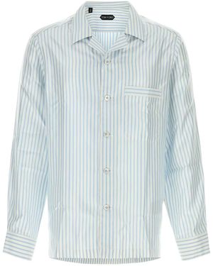 Tom Ford Stripes Shirt - Blue