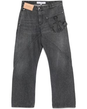 【関税込み】JW Anderson ジーンズ JW Anderson ツイスト ジーンズ | ブラック | FARFETCH JP
