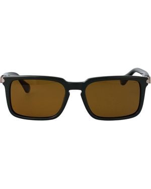 Ferragamo Rectangular Sunglasses Sf1110 S 302 - Brown