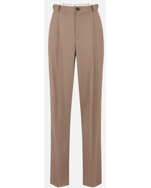 Elisabetta Franchi Gabardine Pants - Natural