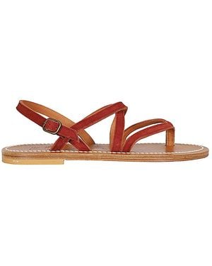 K. Jacques Marathon Ledersandalen - Braun