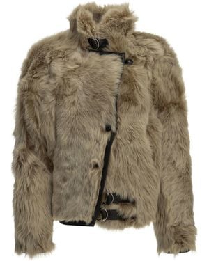 Isabel Marant "Roama" Shearling Jacket - Green