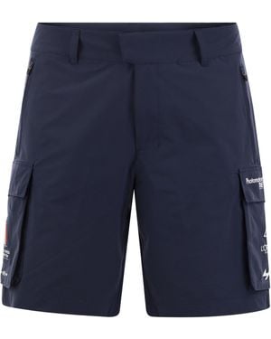 K-Way Greges Orient Express Cargo Bermuda Shorts - Blau