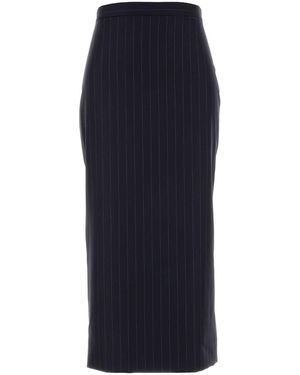 Givenchy Pencil Midi Skirt - Blue
