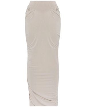 Entire studios Tide Skirt Stone - White