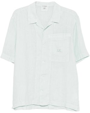C.P. Company Shirts Short Sleeve - White