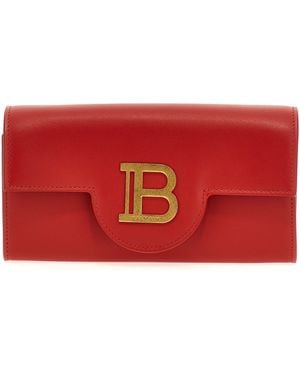 Balmain Wallet On Chain 'B-Buzz' - Red