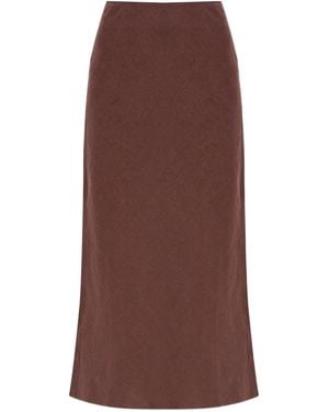 Samsøe & Samsøe Saagneta Long Skirt Clothing - Brown