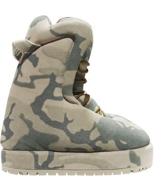 PDF Boots Print - Gray