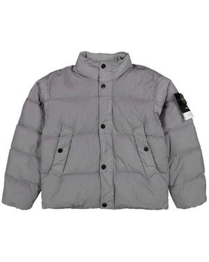 Stone Island Button-Up Jacket - Grey