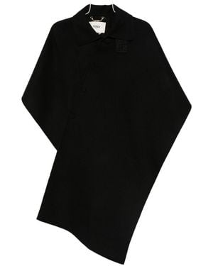 Fendi 'Double Wool' Cape - Black