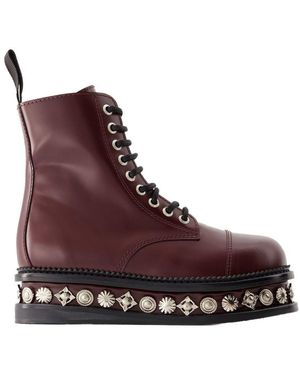 Toga Aj1287 Laarzen Lederen Bordeaux - Bruin