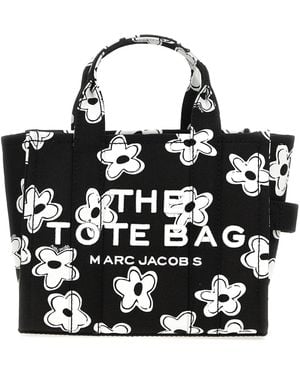 Marc Jacobs 'The Daisy Canvas Small Tote' Handbag - Black