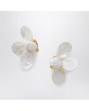 Eliou Fada Earrings - White