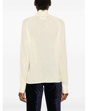 Forte Forte Cashmere Woll Turtle Neck -Pullover - Weiß