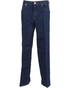 7 For All Mankind Stovepipe Straight - Blue
