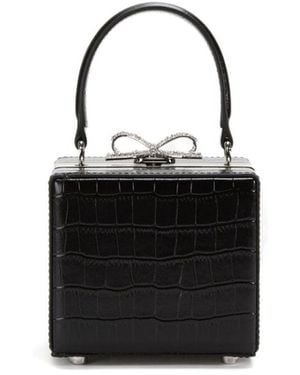 Self-Portrait Self -Portrait -Mikro -Lederhandtasche - Schwarz
