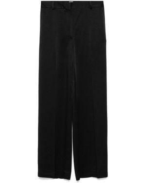 TOTEME Wide-Leg Pants - Black