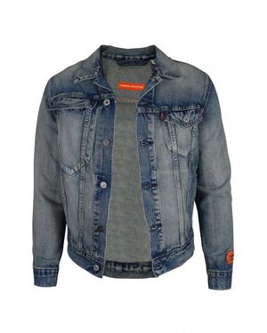 Heron Preston Denim Jack Blauw