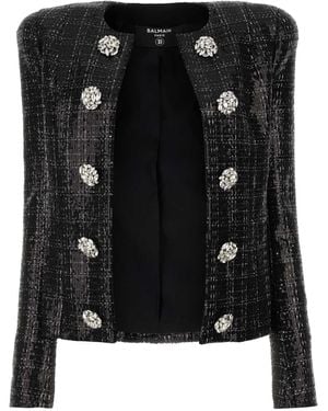Balmain Jackets - Black