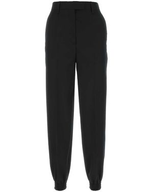 Prada Wool Joggers - Black