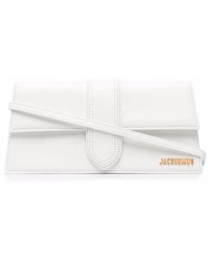 Jacquemus Le Bambino Long Lederen Schoudertas - Wit