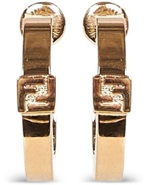 Fendi Forever Earrings - White