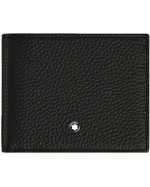 Montblanc Leather Wallet With Logo - Black