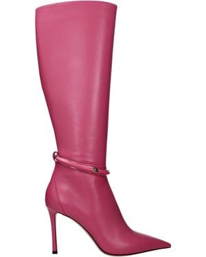 Jimmy Choo Dreece Boots Leather/Candy Rose - Pink