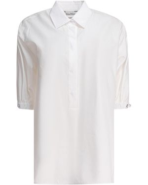 Max Mara Shirts Bianco-Donna