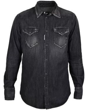 DSquared² Camicia Di Jeans - Nero