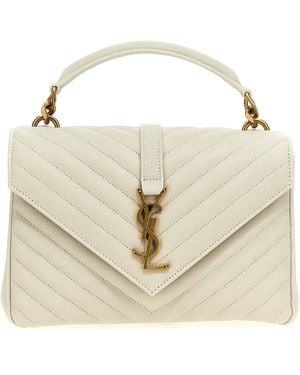 Saint Laurent 'college'-crossbodytas - Naturel