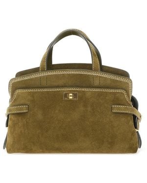 Anya Hindmarch Shoulder Bag "Wilson Stitch" - Green