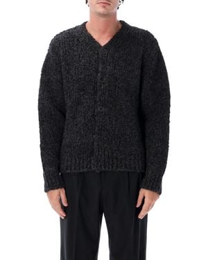 sunflower V-Neck Button Front Cardigan Jumper - Black