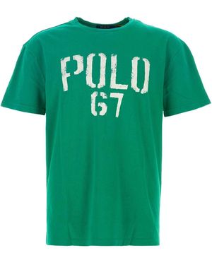 Polo Ralph Lauren Grass Cotton T Shirt - Green