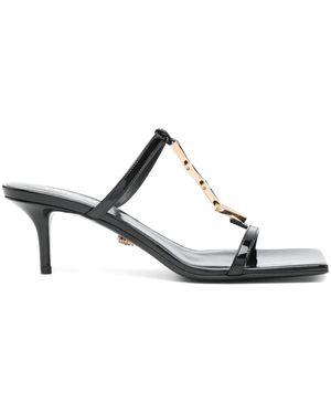 Versace 60mm Lederen Sandalen - Meerkleurig