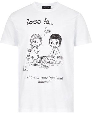 DSquared² T-Shirts - Weiß