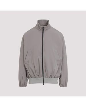 Fear Of God High Neck Vented Track Jacket - Grey