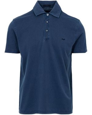 Fay T Shirts And Polos - Blue