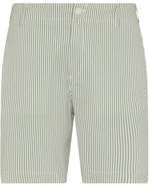 Vilebrequin Bermudas elásticas a rayas para hombre - Gris