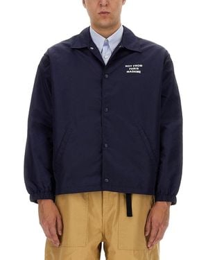 Drole de Monsieur "slogan" Jacket - Blue