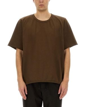 Uma Wang Cotton T Shirt - Brown