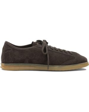 Henderson Lamb Leather Sneakers - Brown