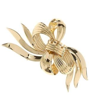 Miu Miu Tourbillon Metal Brooch - Metallic