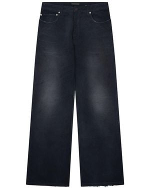 Balenciaga Jeans With Knee Bend - Blue