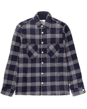 Wax London Wachs London Hemden blau