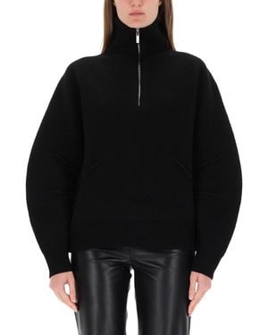 Helmut Lang Zippered "Apex" Jersey - Black